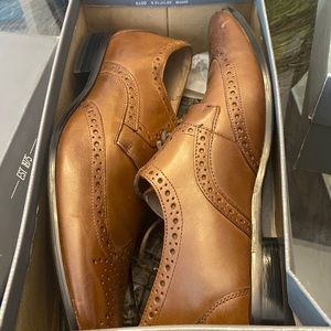Stacy adams cognac dress shoes